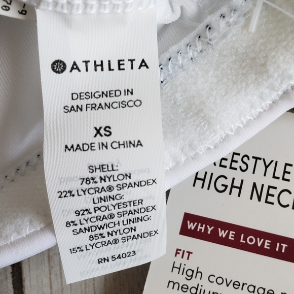 Athleta Freestyle Colorblock High Neck Bikini Top - Picture 12 of 12